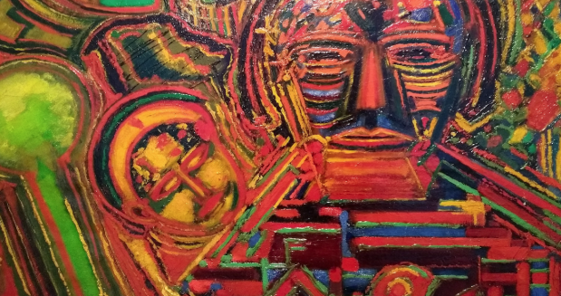 Moderne kunst in de branding
