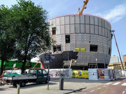 Hoogste punt Depot Boijmans Van Beuningen bereikt
