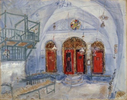 Stedelijk ontdekt voorstelling onder schilderij Chagall