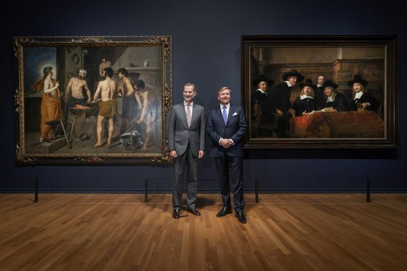 Nederlandse en Spaanse koning openen tentoonstelling